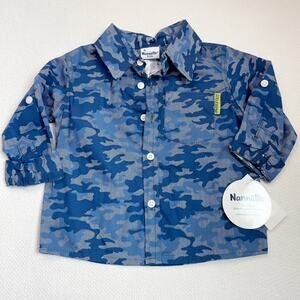 Nannette Camo Button Down